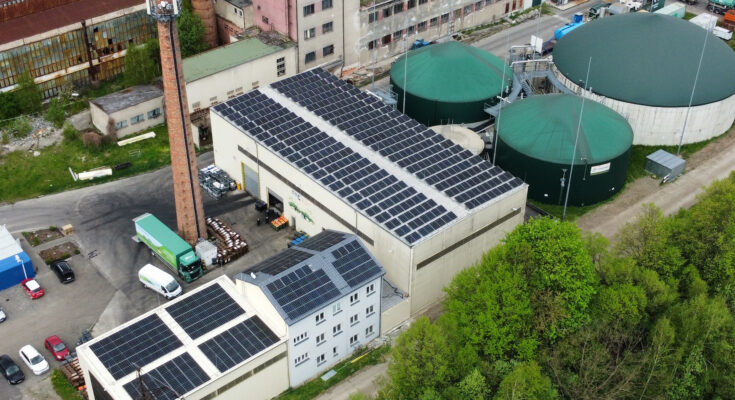 Bioplynová stanice Rapotín společnosti EFG. foto: EFG