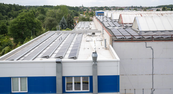 Nová fotovoltaická elektrárna Pražské strojírny má výkon skoro 1 MWp. foto: Pražská strojírna