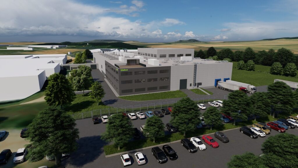 Vizualizace rozšíření továrny v Žebráku. foto: Valeo