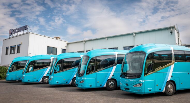 První autobusy s digitálními zrcátky v Česku: Scania Irizar I6s Efficient. foto: Scania