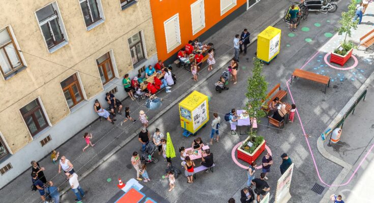 Vznikající vídeňský superblok. © Stadt Wien – Christian Fürthner