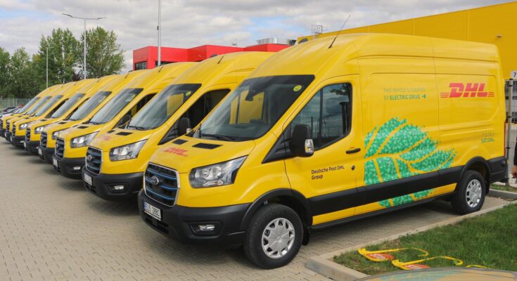 DHL v Česku pořizuje další elektrické dodávky Ford e-Transit. foto: DHL