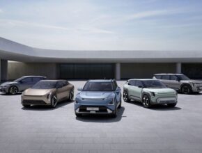 Kia představuje nové elektromobily - EV5 v sériové podobě a EV3 a EV4 jako koncepty. foto: Kia