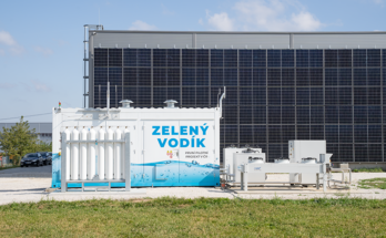 Výrobna zeleného vodíku společnosti Solar Global v Napajedlích. foto: Solar Global