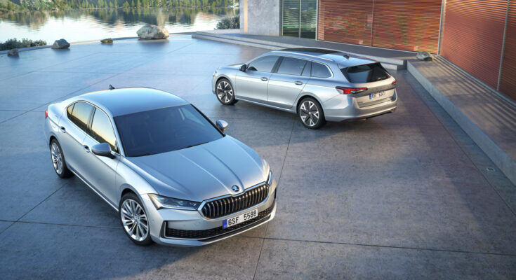 Ve čtvrté generaci vozu Škoda Superb se odrážejí silné stránky předchozího modelu. foto: Škoda Auto