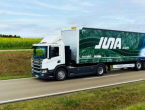 Flexibilní pojetí služby usnadňuje dopravcům přechod k elektrickým nákladním vozidlům, eliminuje počáteční náklady a potenciální obavy o zůstatkovou hodnotu vozidel. foto: Scania