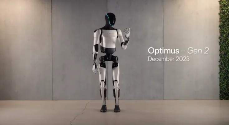 Druhá generace humanoidního robota Tesla Optimus. foto: Tesla