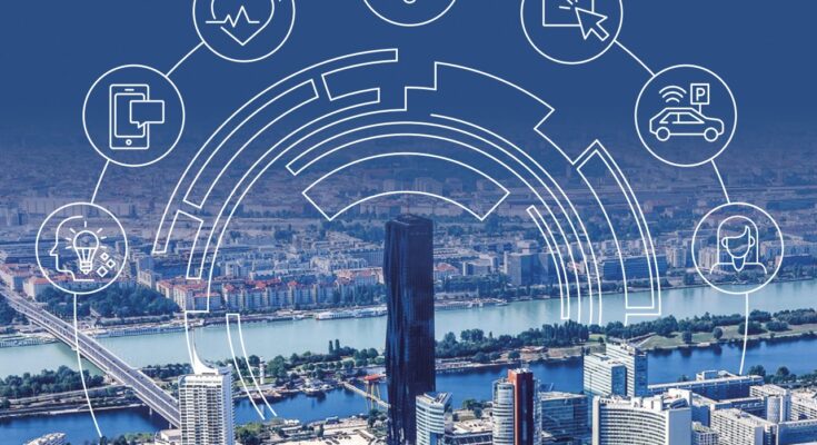 Výřez titulní strany brožury Wien wird digital. foto: Wien wird digital