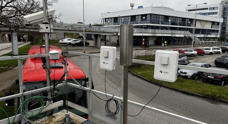 Agdata Airsenzor - instalace v Trnavě. foto: Agdata