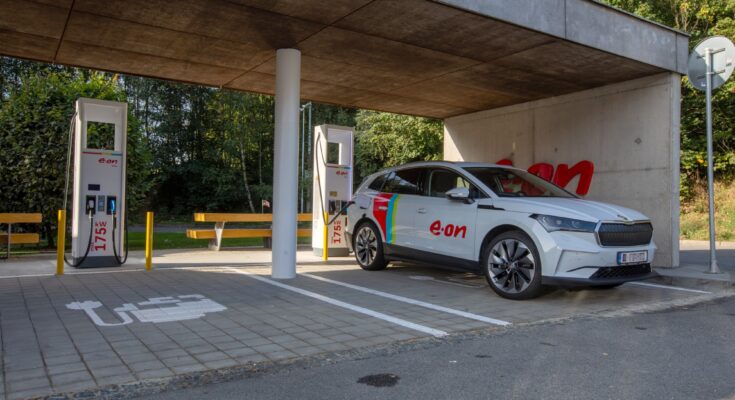 Zákazníci na stanicích E.ON Drive v Česku za uplynulých šest měsíců letošního roku odebrali 1 359 171 kWh elektrické energie. foto: E.ON