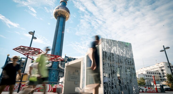 Chladící lavička ve Vídni. foto: Wiener Stadtwerke