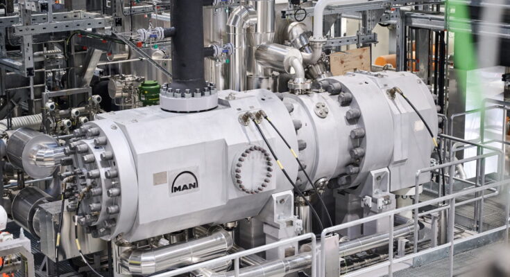 Nové tepelné čerpadlo společnosti DIN Forsyning sníží emise CO2 o 120 000 tun ročně a zajistí klimaticky neutrální teplo pro Esbjerg a Varde. foto: DIN Forsyning, Christer Holte