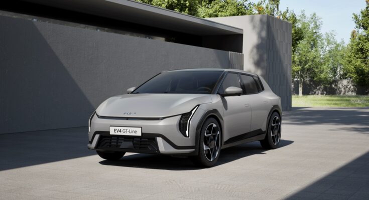 Nový elektromobil Kia EV4. foto: Kia