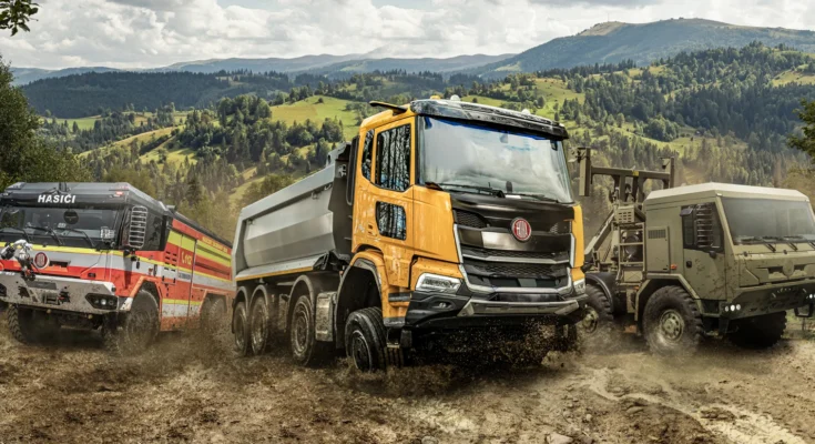 Akciová společnost Tatra Trucks převzala v roce 2013 světoznámou značku a kopřivnickou automobilku, která po změně vlastnické struktury prošla úspěšnou restrukturalizací. Kromě standardizovaných modelových řad vyrábí i speciální nákladní vozidla na míru požadavkům zákazníka. Velmi důležité jsou domácí trhy v Česku a na Slovensku, velká část produkce automobilky je určena na export do desítek zemí světa. Automobilka Tatra Trucks a.s. zaměstnává více než 1800 lidí a dalších 500 pracuje v dceřiném podniku Tatra Metalurgie a.s. zaměřeném zejména na slévárenství a kovárenství. Akcionáři automobilky Tatra Trucks jsou průmyslově-technologický holding Czechoslovak Group a strojírenská skupina Promet Group. foto: Tatra Trucks