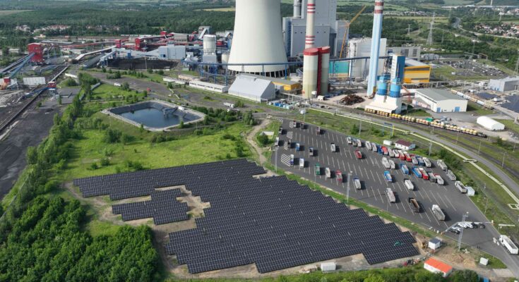 Solární elektrárna Nakládka. foto: ČEZ