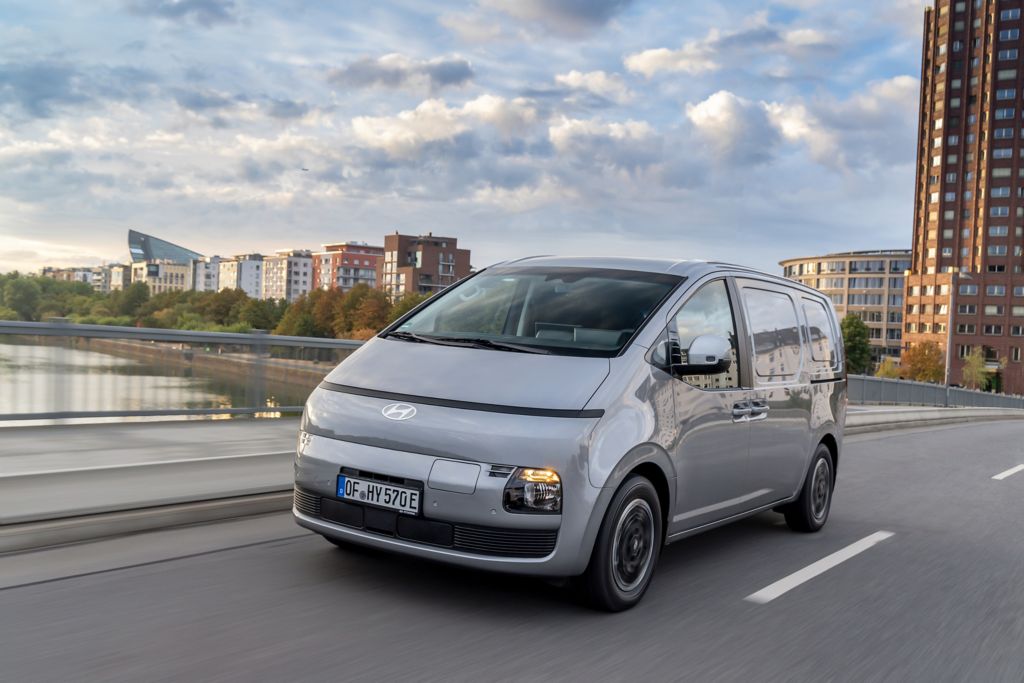 Elektrická dodávka Hyundai Staria Cargo s ultrarychlým nabíjením
